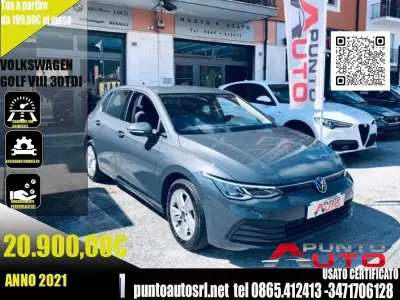 Usata VW Golf VII Style 116 CV (85 kW) 2021 Grigio Utilitaria