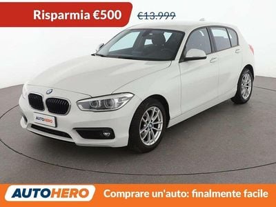 Usata BMW 116 109 CV (80 kW) 2019 Bianco Utilitaria