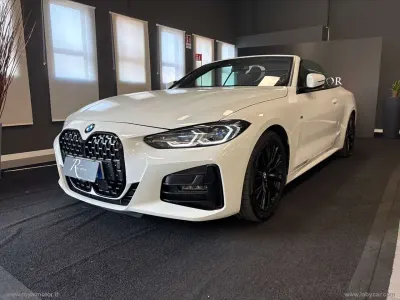 Usata BMW 420 Cabriolet M Sport 190 CV (139 kW) 2024 Bianco Cabrio