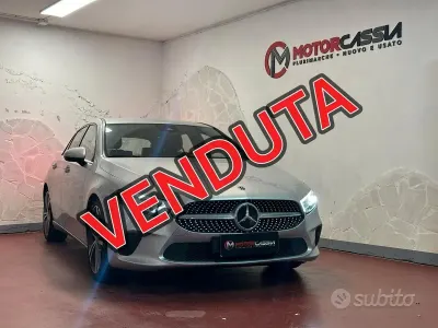 Usata Mercedes A180 Executive 116 CV (85 kW) 2018 Argento Berlina