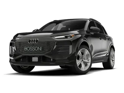 Uusi Audi Q6 e-tron Design 2026 Musta Katumaasturi