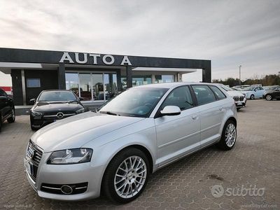 Usata Audi A3 Ambition 105 CV (77 kW) 2010 Grigio Utilitaria