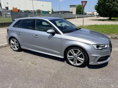 Usata Audi A3 S-Line 184 CV (135 kW) 2016 Grigio Berlina