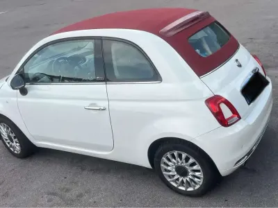 Begagnad Fiat 500C Lounge 69 HK (50 kW) 2015 Vit Cab