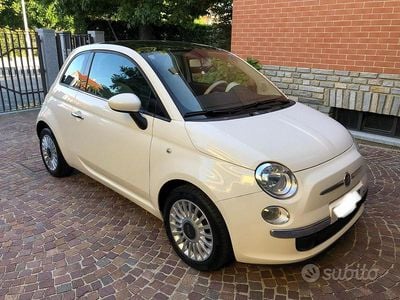 Usata Fiat 500 Lounge 69 CV (50 kW) 2009 Bianco Cabrio