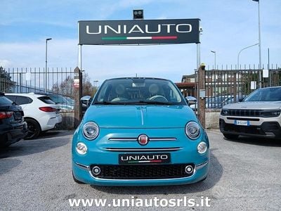 Usata Fiat 500 95 CV (69 kW) 2017 Blu/azzurro Utilitaria