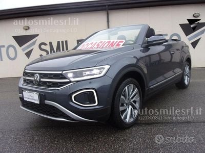 Usata VW T-Roc Cabriolet Style 110 CV (80 kW) 2024 Grigio Cabrio