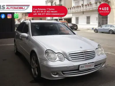 Usata Mercedes C200 Avantgarde 122 CV (89 kW) 2007 Argento Station wagon