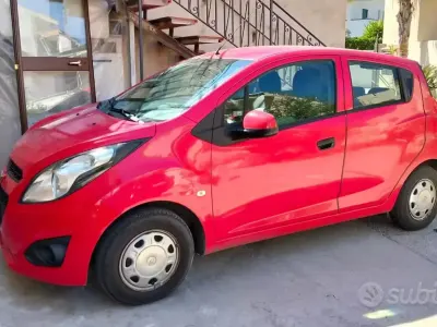 Usata Chevrolet Spark 68 CV (50 kW) 2013 Rosso Utilitaria