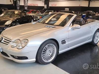 Usado Mercedes SL55 AMG AMG 476 CV (350 kW) 2002 Gris Descapotable