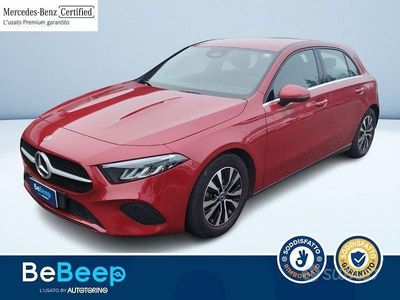 Rosso metallizzato Usata 2023 Mercedes A180 Advanced Berlina | 24.900 € (Ottimo prezzo)