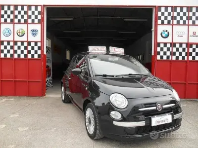 Usata Fiat 500 Lounge 69 CV (50 kW) 2013 Nero Berlina