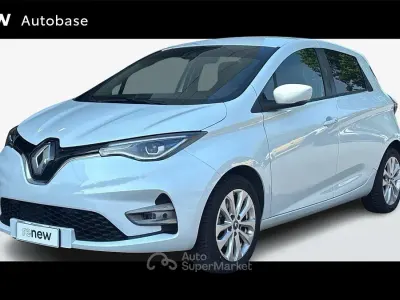 Usata Renault Zoe Intens 100 kW (136 CV) 2019 Bianco Utilitaria