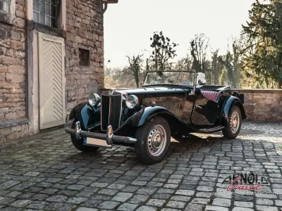 Usata MG TD 57 CV (41 kW) 1952 Nero Cabrio