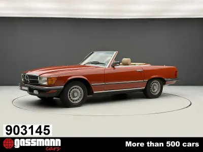 Usata Mercedes SL380 204 CV (150 kW) 1982 Rosso Cabrio