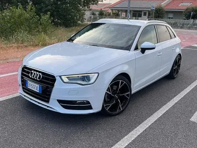 Usata Audi A3 110 CV (80 kW) 2015 Bianco Berlina
