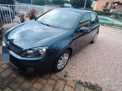 Usata VW Golf VI 105 CV (77 kW) 2012 Blu Utilitaria