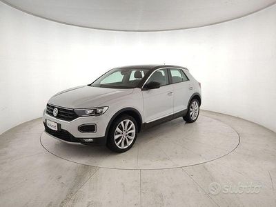 Usata VW T-Roc Style 150 CV (110 kW) 2019 Bianco SUV