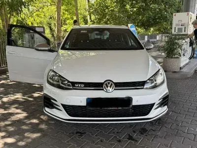Usata VW Golf VII GTD 184 CV (135 kW) 2017 Bianco Berlina