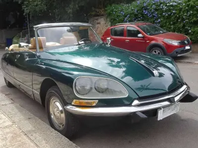 Usata Citroën DS 106 CV (77 kW) 1972 Verde Cabrio