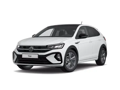 Nuova VW Taigo R-line 116 CV (85 kW) 2026 Pure white deep black perlato SUV