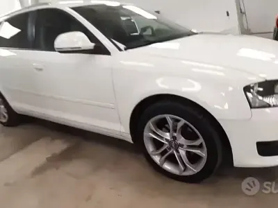 Usata Audi A3 105 CV (77 kW) 2009 Bianco Utilitaria