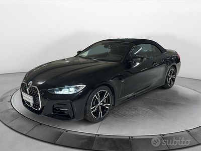 Usata BMW 430 Cabriolet M Sport 245 CV (180 kW) 2022 Black sapphire metallizzato Cabrio