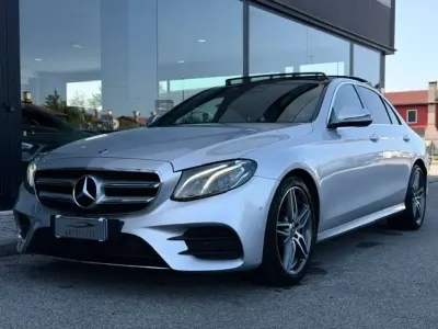 Usata Mercedes E220 Premium Plus 194 CV (142 kW) 2018 Argento Berlina