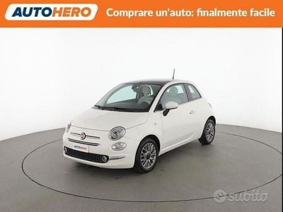 Usata Fiat 500 Lounge 69 CV (50 kW) 2016 Bianco Utilitaria