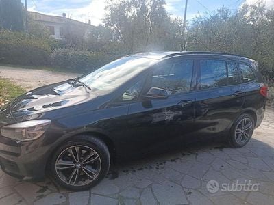 Usata BMW 218 Gran Tourer Advantage 150 CV (110 kW) 2016 Nero Monovolume