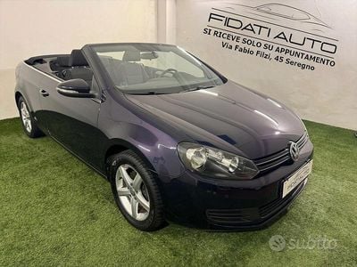 Usata VW Golf 104 CV (76 kW) 2011 Blu Cabrio