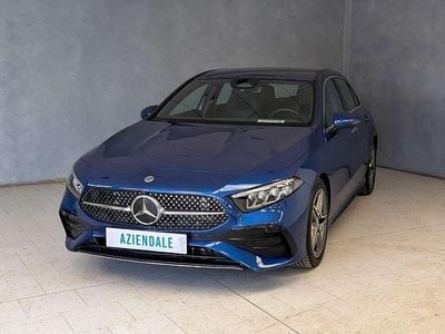 Usata Mercedes A180 AMG line 136 CV (100 kW) 2025 Blu Berlina