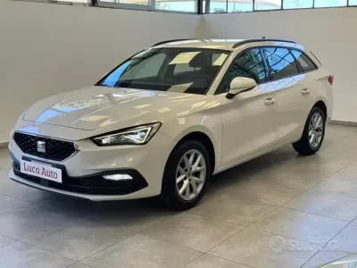 Usata Seat Leon 116 CV (85 kW) 2022 Bianco Station wagon