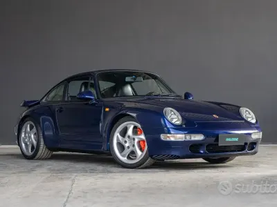 Usata Porsche 993 Turbo 408 CV (300 kW) 1995 Blu Coupé