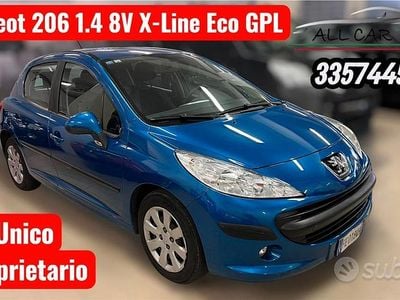 Usata Peugeot 207 75 CV (55 kW) 2009 Blu Berlina