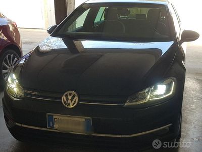 Usata VW Golf VII Highline 110 CV (80 kW) 2018 Nero Berlina