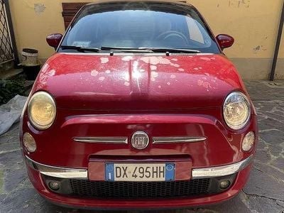 Usata Fiat 500C 73 CV (53 kW) 2009 Rosso Cabrio