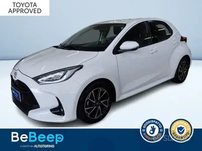 Usata Toyota Yaris Trend 72 CV (52 kW) 2021 Bianco pastello Utilitaria