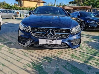 Usata Mercedes E220 Premium Plus 194 CV (142 kW) 2018 Blu Coupé