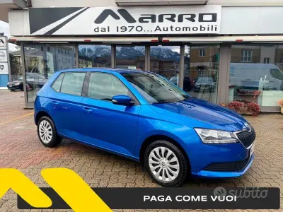 Usata Skoda Fabia Ambition 60 CV (44 kW) 2019 Bluazzurro Utilitaria