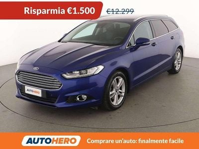 Begagnad Ford Mondeo Titanium 150 HK (110 kW) 2016 Blå Kombi