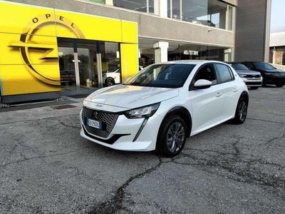 Usata Peugeot e-208 Active 100 kW (136 CV) 2020 Bianco Utilitaria