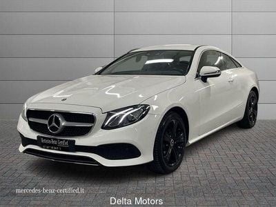 Usata Mercedes E220 Premium Plus 194 CV (142 kW) 2019 Bianco Coupé