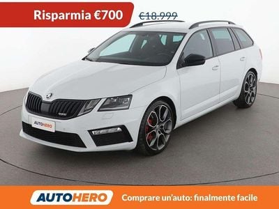 Usata Skoda Octavia RS 245 CV (180 kW) 2019 Bianco Station wagon