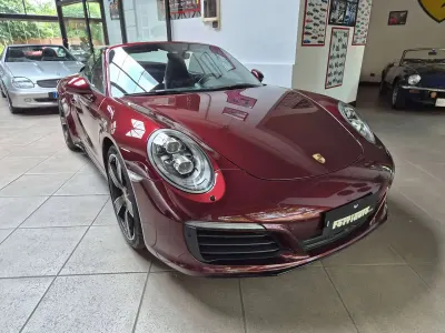 Usata Porsche 911 Carrera 4S Cabriolet 420 CV (308 kW) 2017 Rosso Cabrio