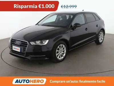 Usata Audi A3 Attraction 150 CV (110 kW) 2015 Nero Berlina
