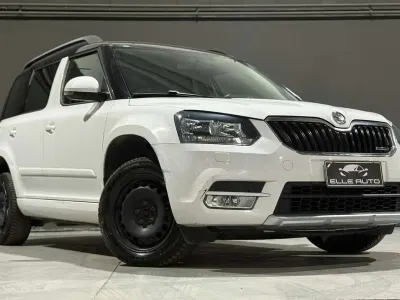 Käytetty Skoda Yeti GreenLine 105 HP (77 kW) 2014 Valkoinen Katumaasturi