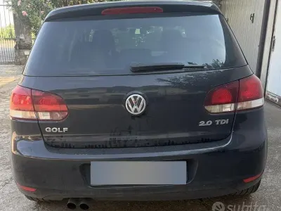 Usata VW Golf VI 140 CV (102 kW) 2011 Nero Utilitaria
