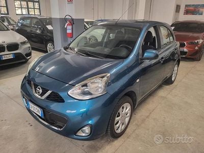 Usata Nissan Micra Visia 80 CV (58 kW) 2014 Blu Berlina