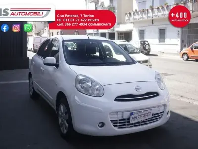 Usata Nissan Micra Acenta 80 CV (58 kW) 2011 Bianco Utilitaria